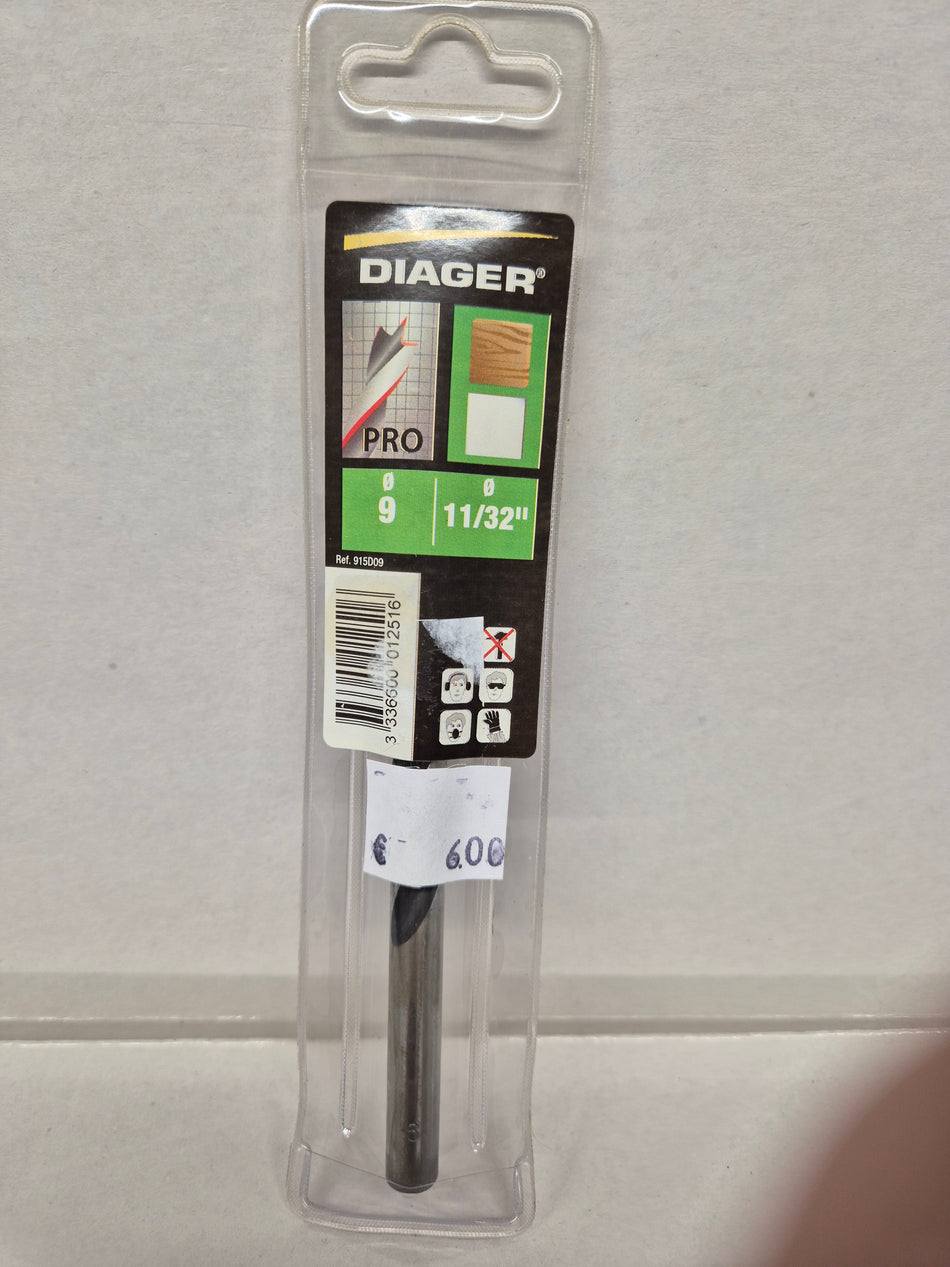 Diager Houtboor pro+ 9mm