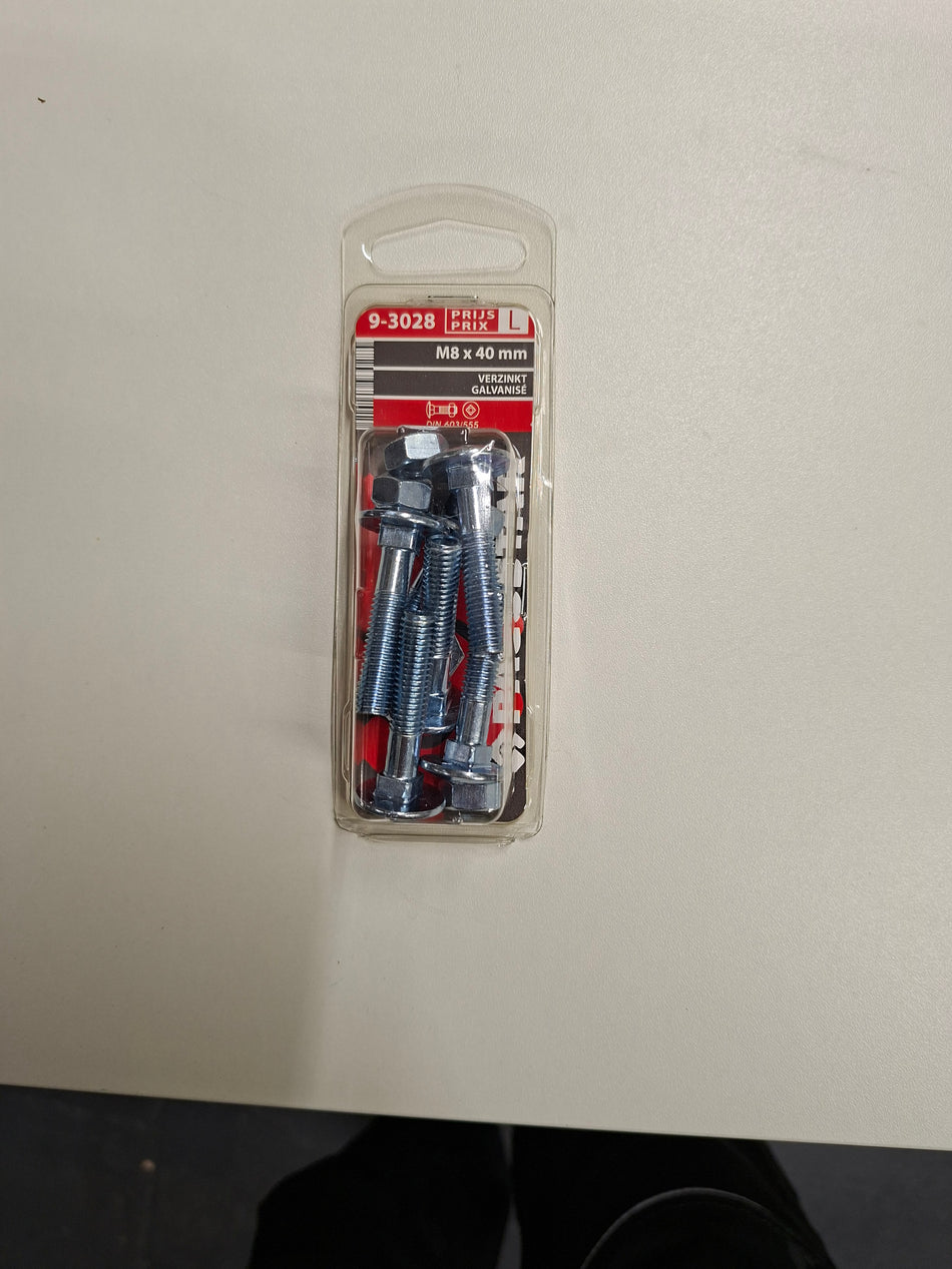 Verzinkt M8x40mm
