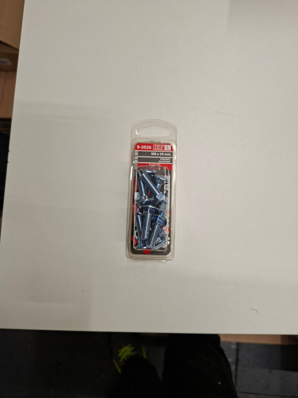Verzinkt m8x30mm