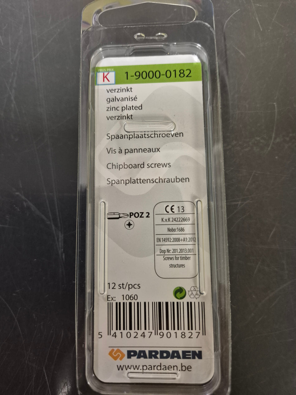 Verzinkt 4,5x55 mm