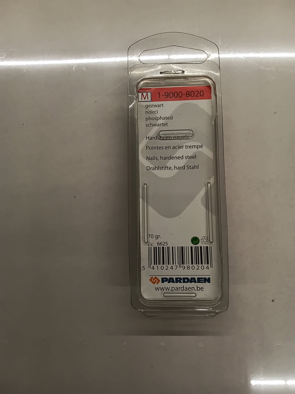 Hardstalen nagels, ronde kop - 2 x 25 mm