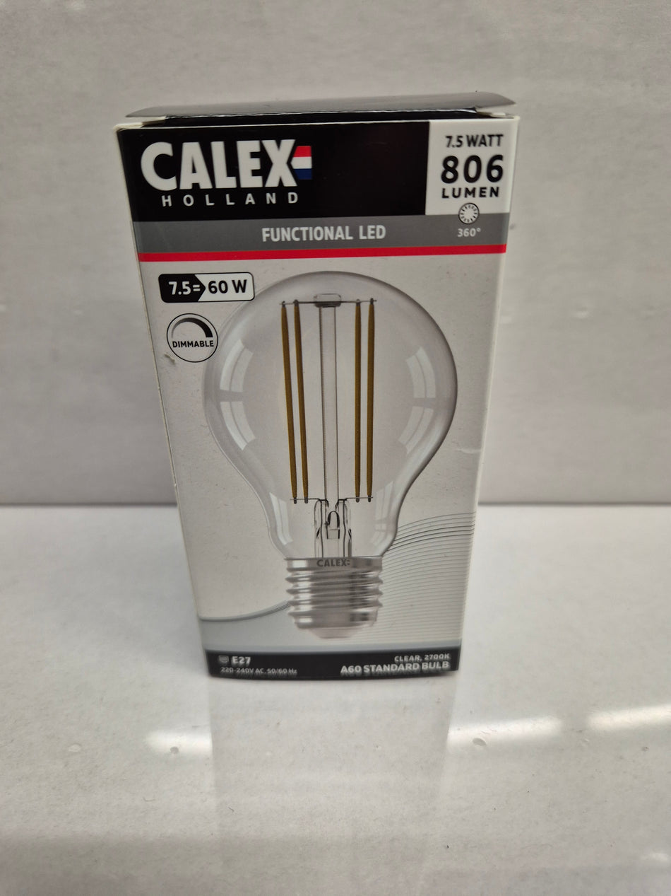 60w lichtsterkte helder 806lm led is 7,5w verbruik