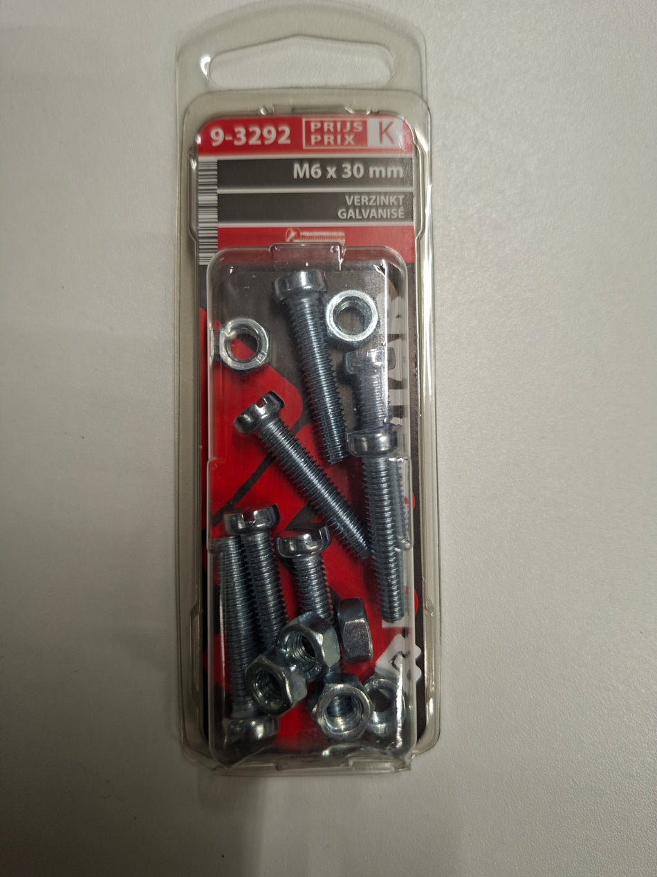Verzinkt m6x30mm