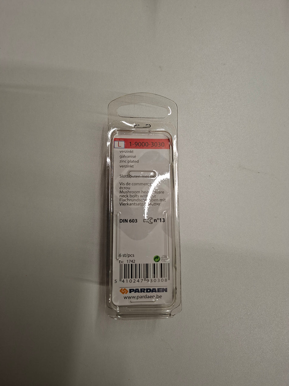 Verzinkt M8x50mm