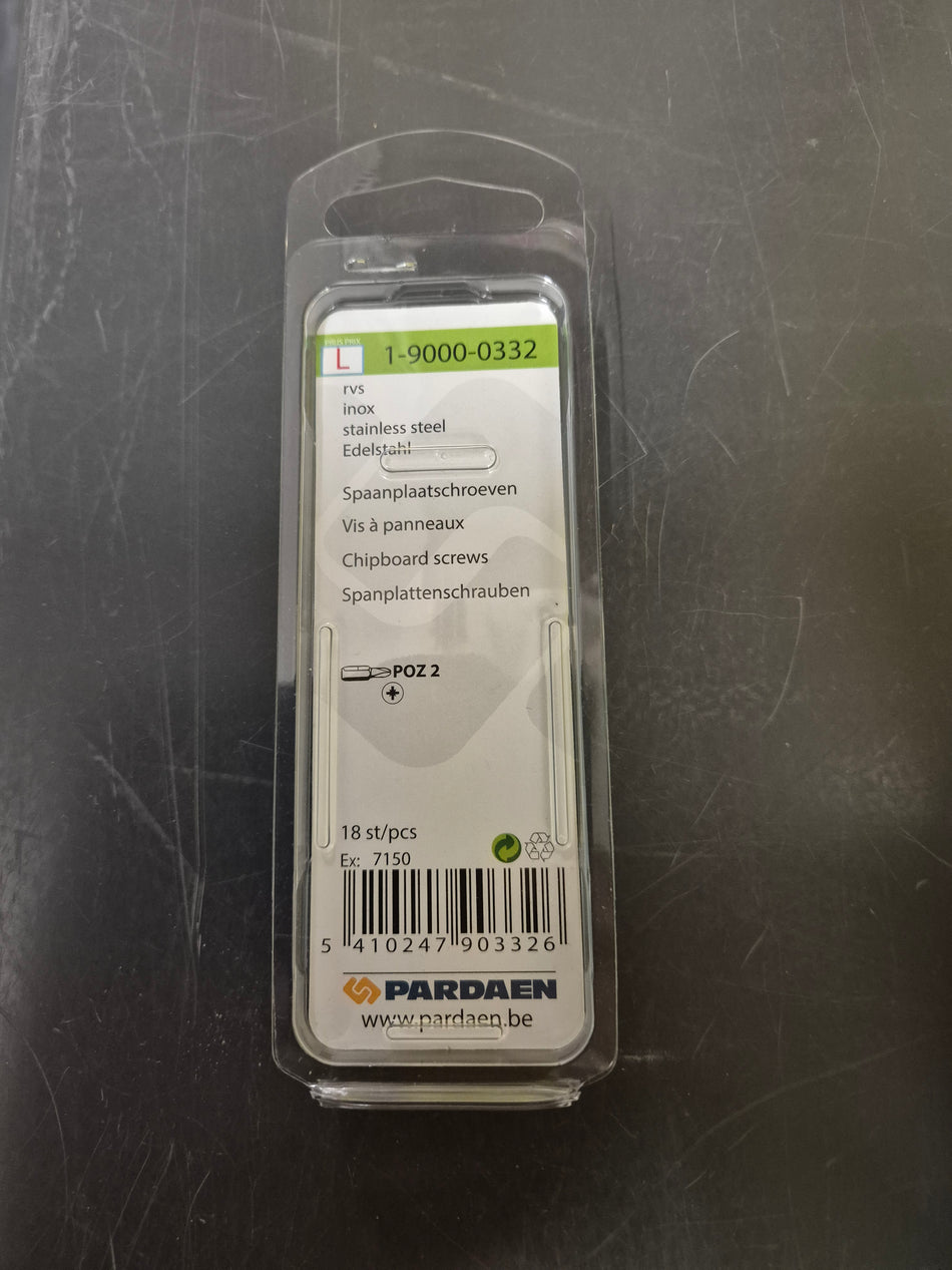 Rvs 4,0x25mm