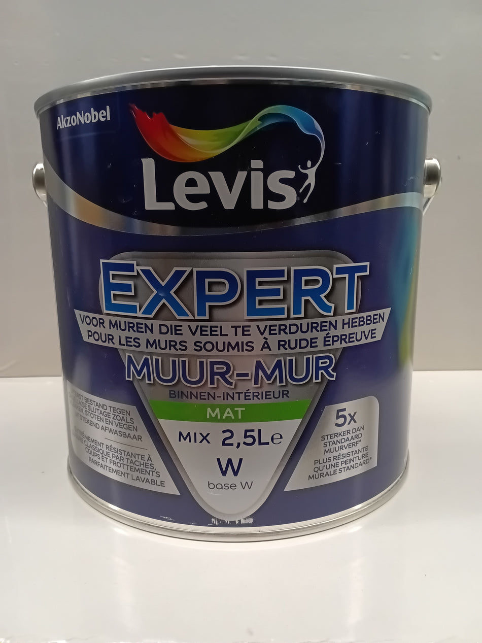 Levis Expert Muur 2,5l Mat base W