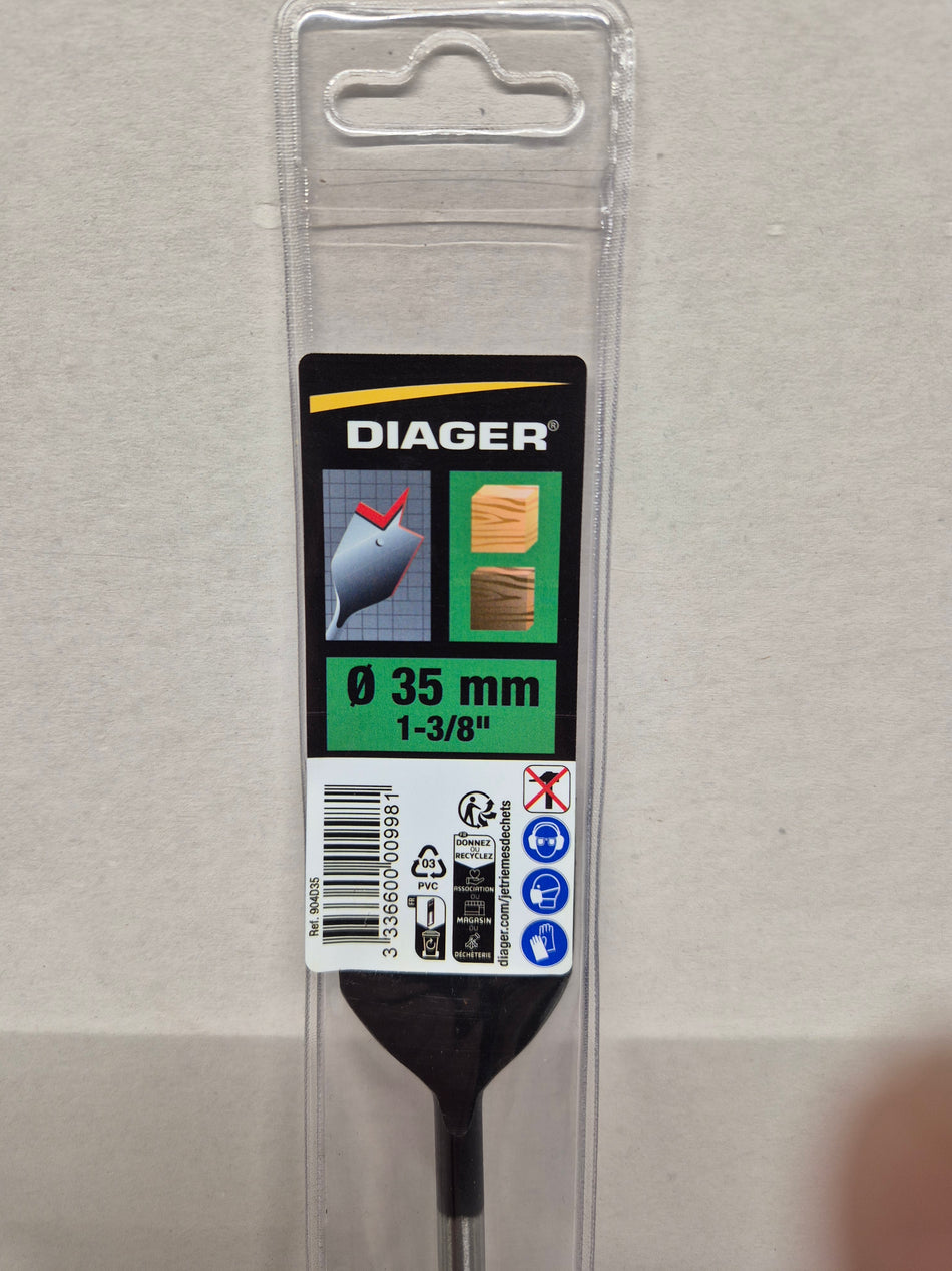 Diager freeshoutboor 35mm