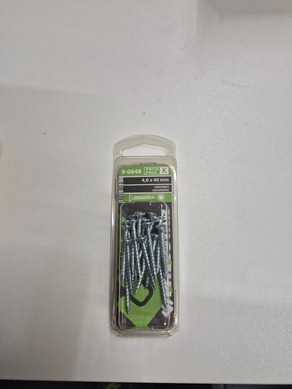 Verzinkt 4,0x40 mm