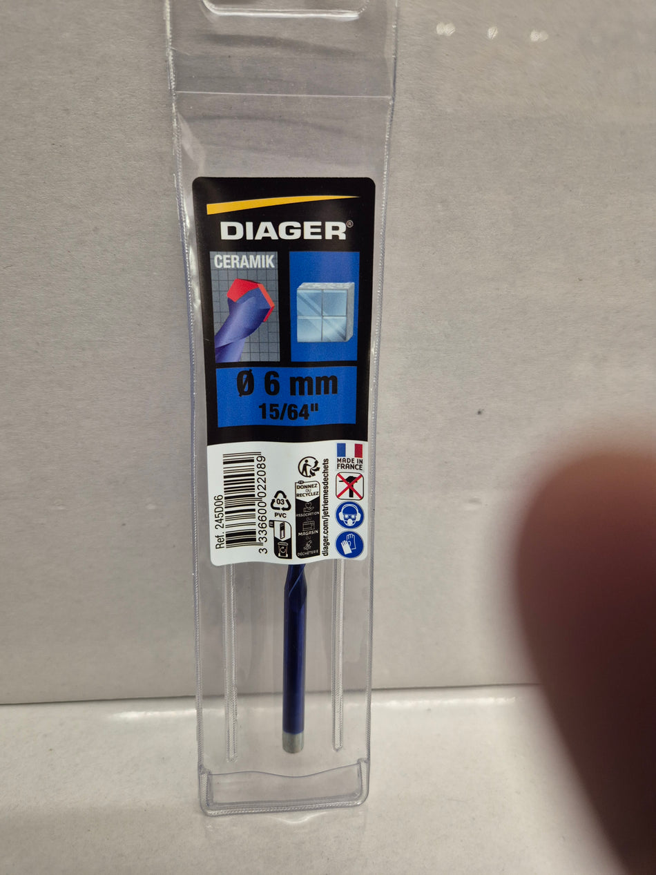 Diager keramiekboor 6mm