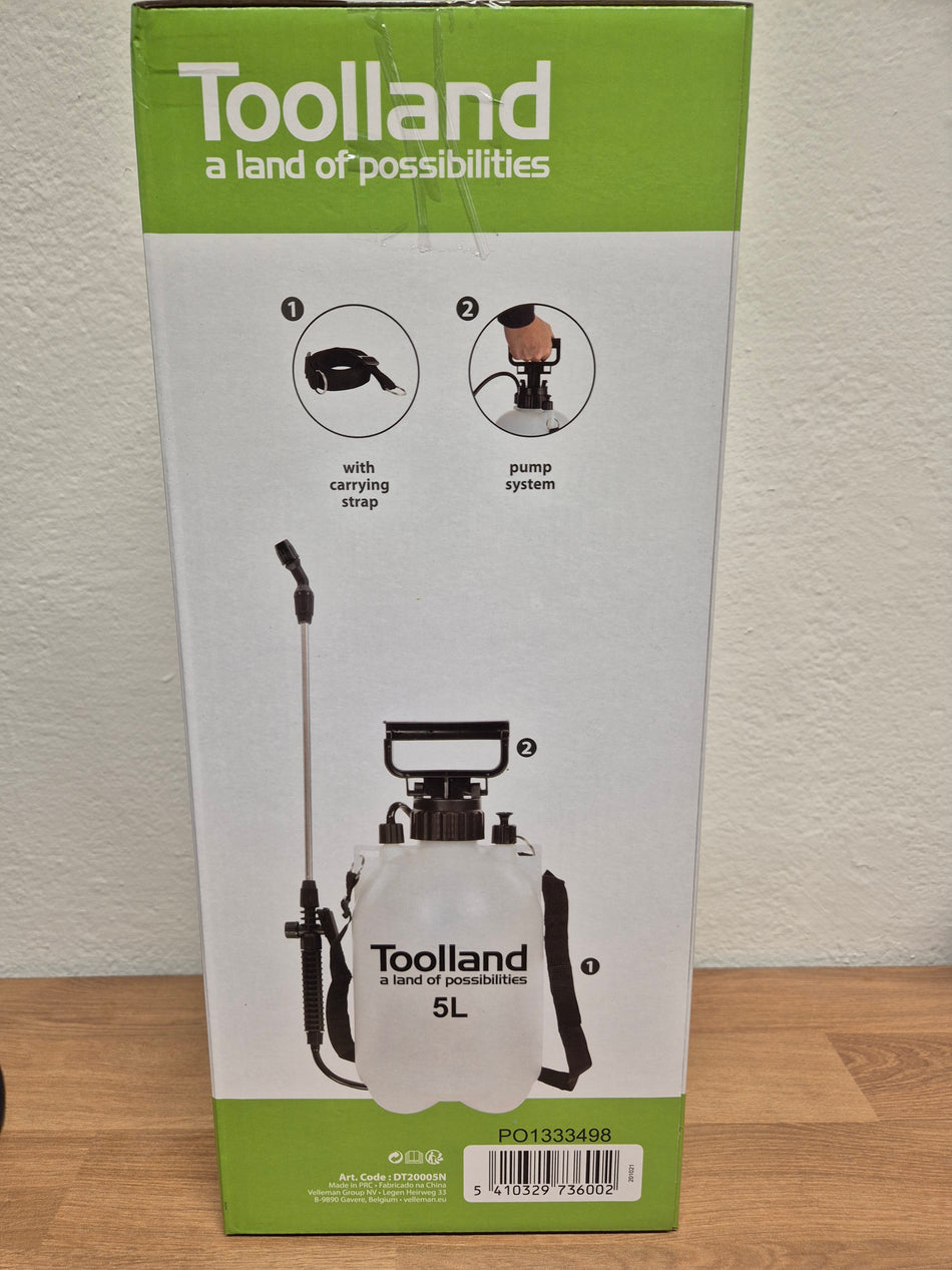 Toolland druksproeier 5l