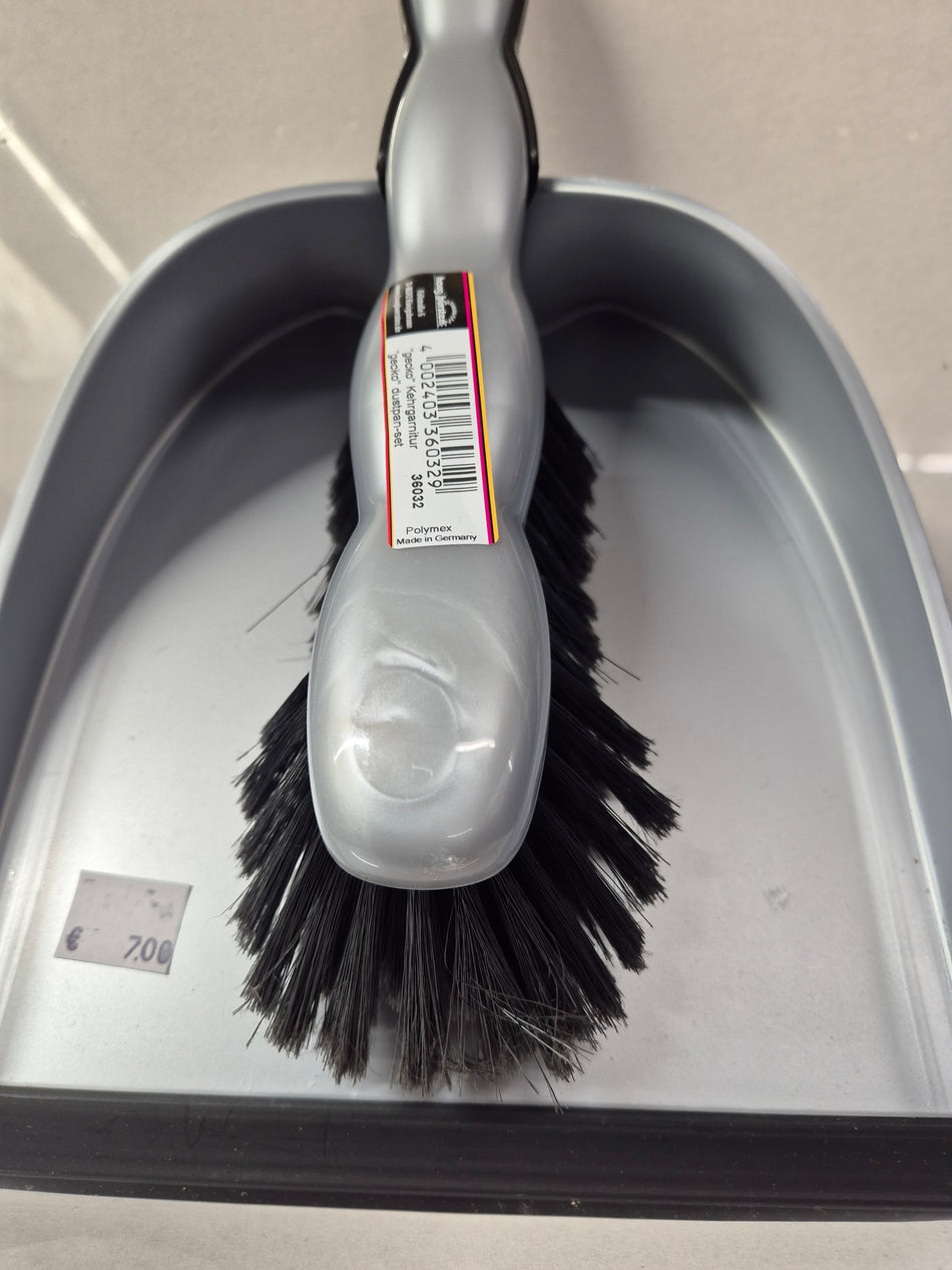 Handborstel met blik PVC