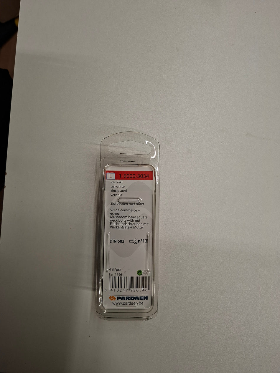 Verzinkt M8x70mm