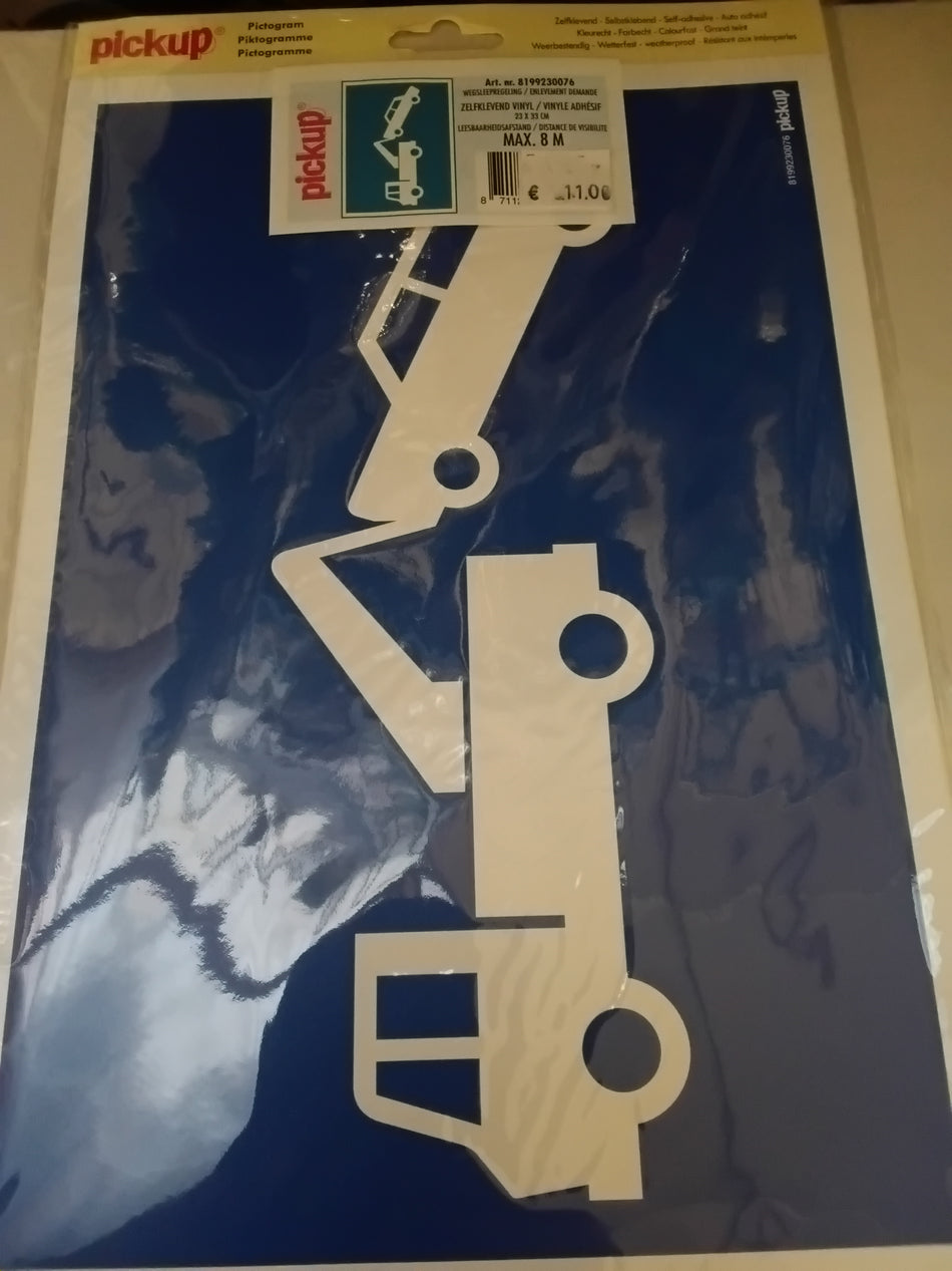 PICTO. ZELFK. WEGSLEEPREGELING - 230x330mm