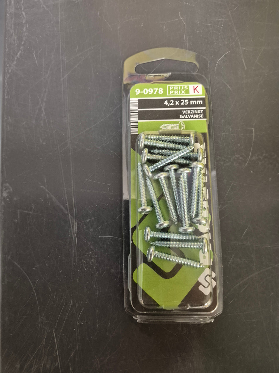 Zelftappende schroeven cil.kop - 4,2 x 25 mm