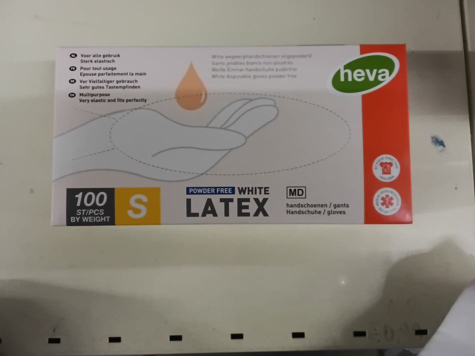Latex handschoenen S 100st