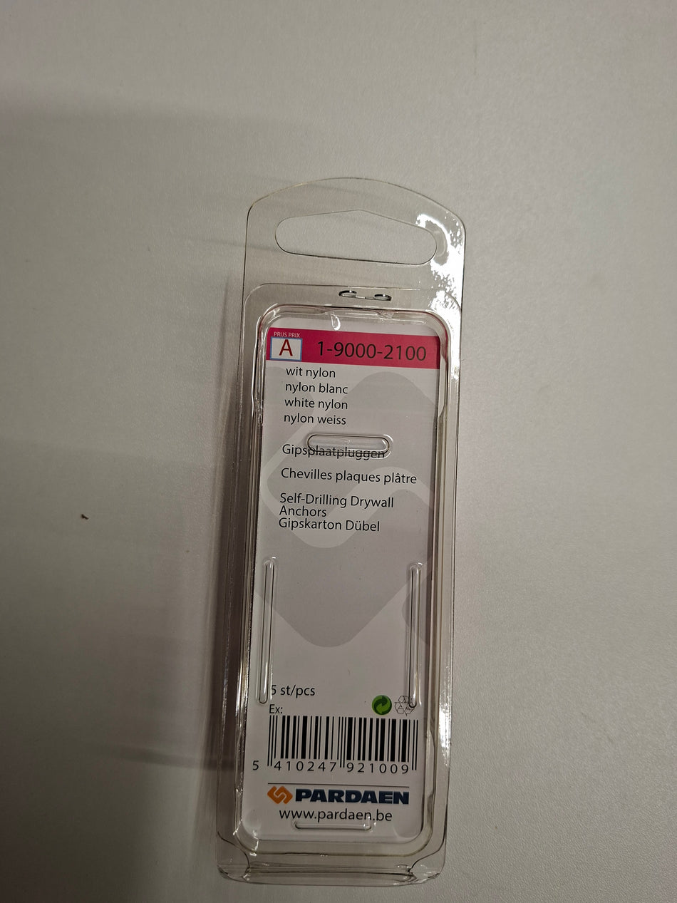 Wit nylon 10 x25mm