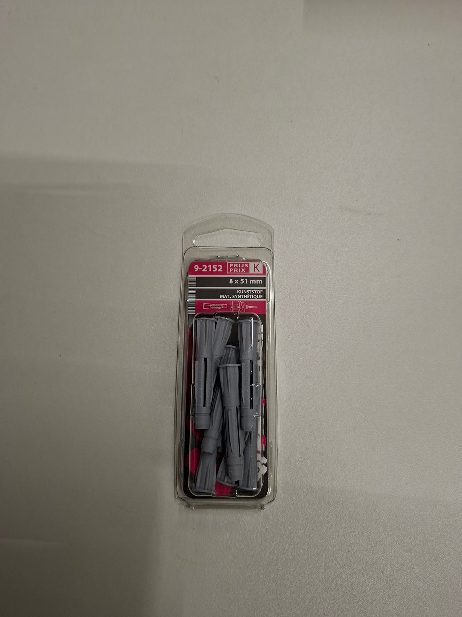 Kunststof 8x51mm