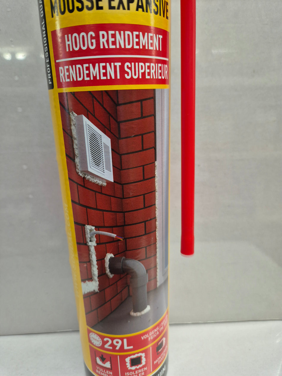 Soudal hoog rendement vul/isolatieschuim tot max 29L