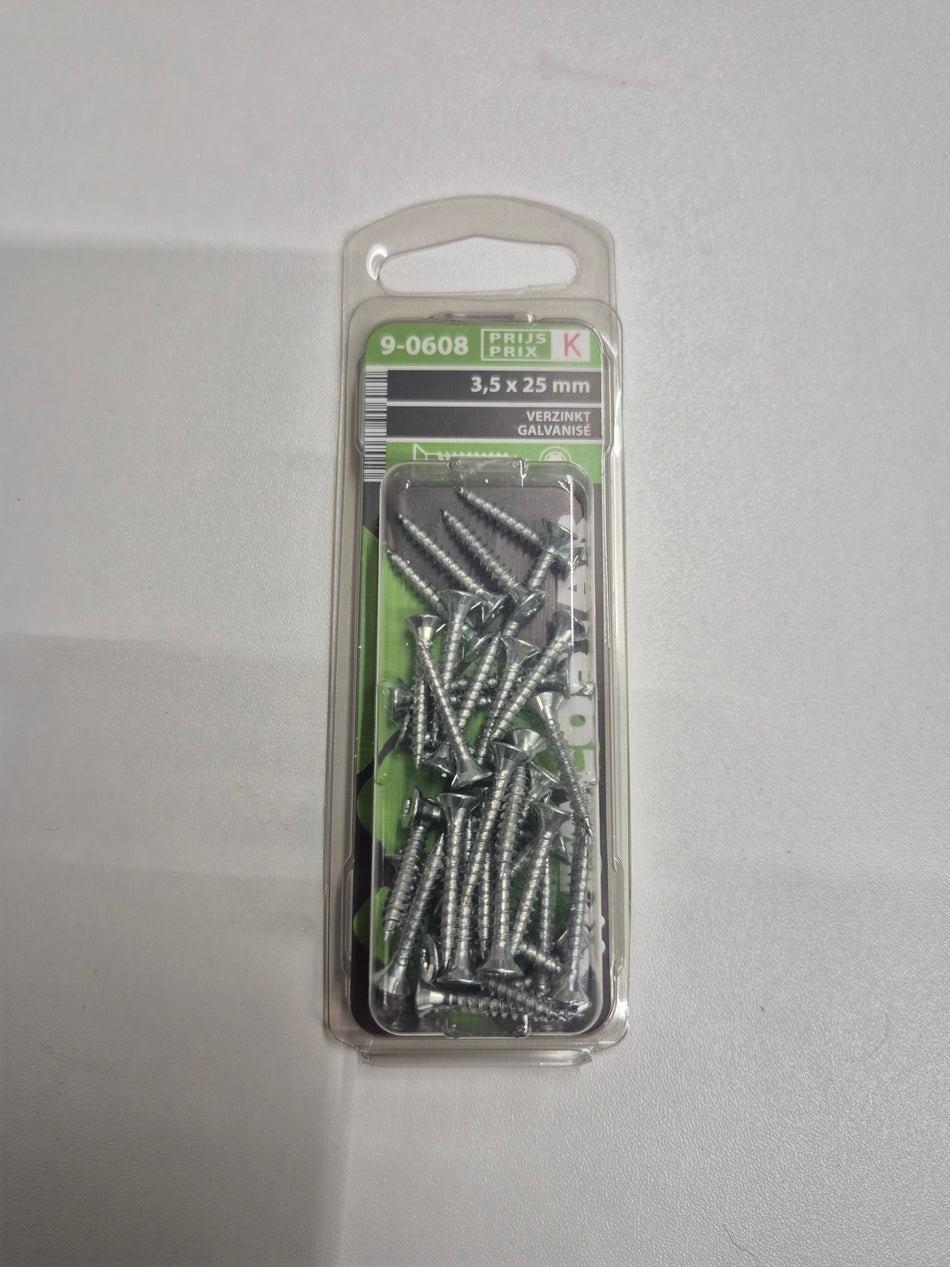 Verzinkt 3,5x25mm
