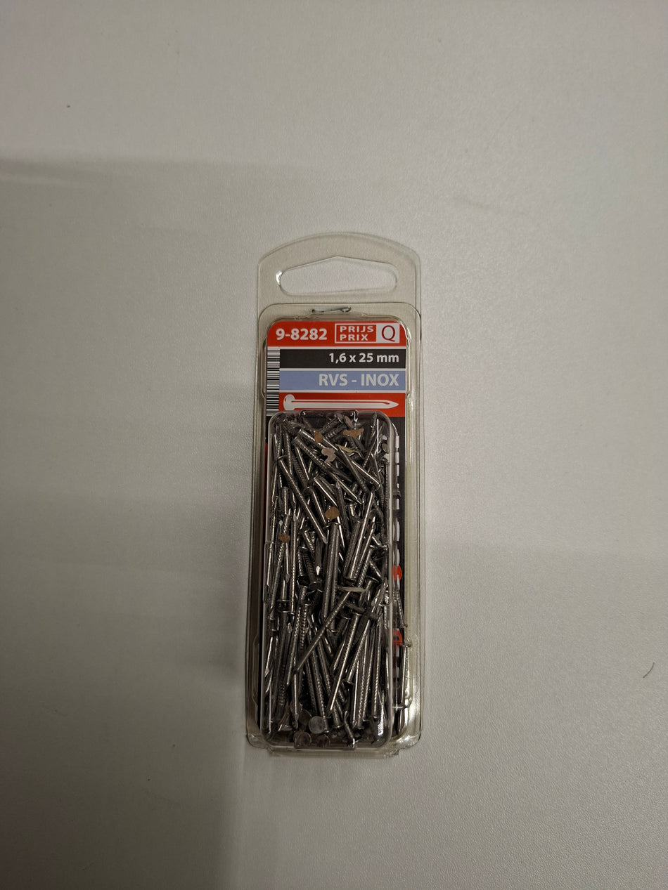 Rvs 1,6x25mm