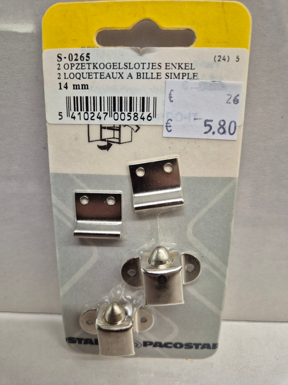 2x opzetkogelslotjes
