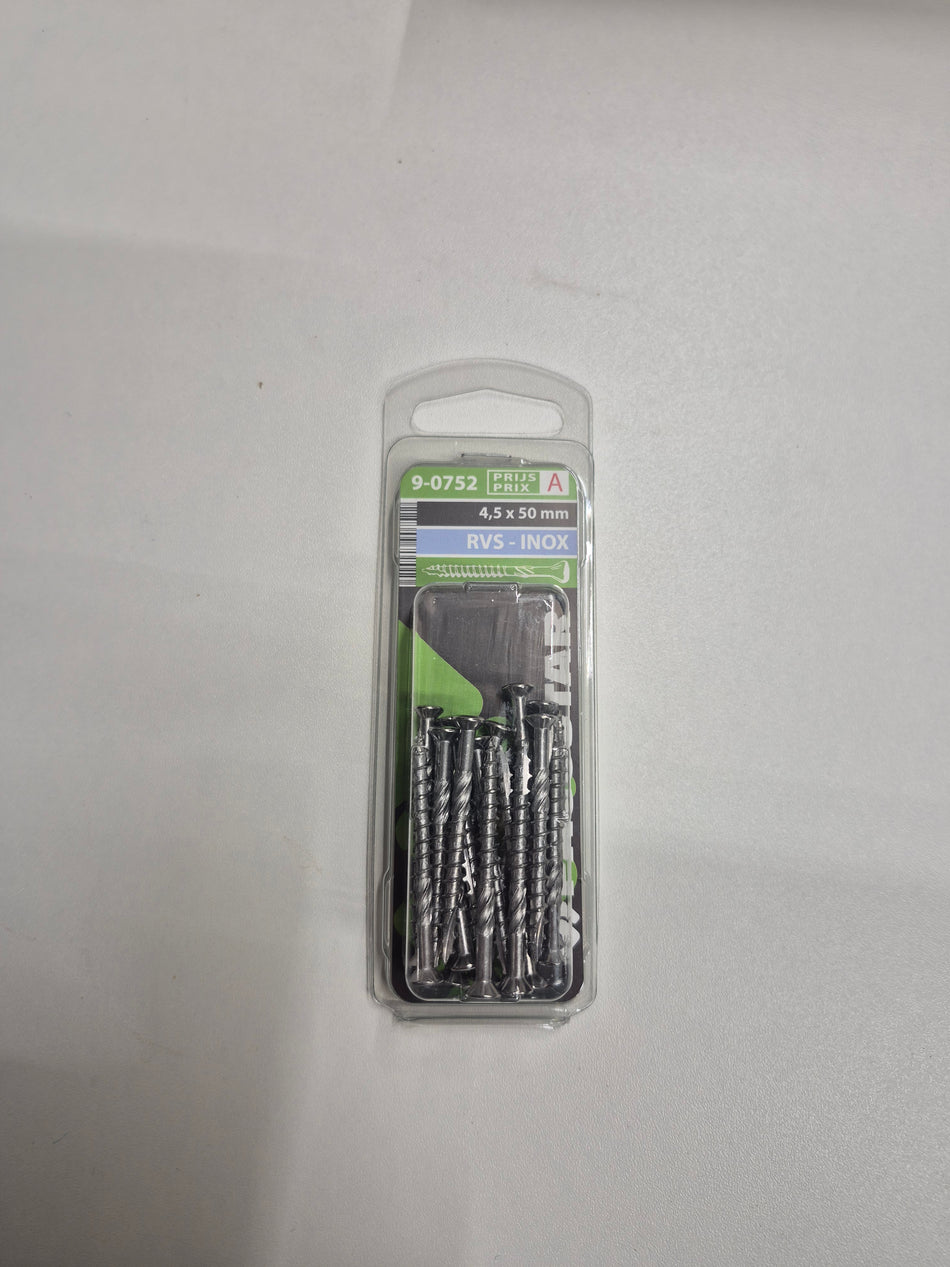 Rvs 4,5x50mm