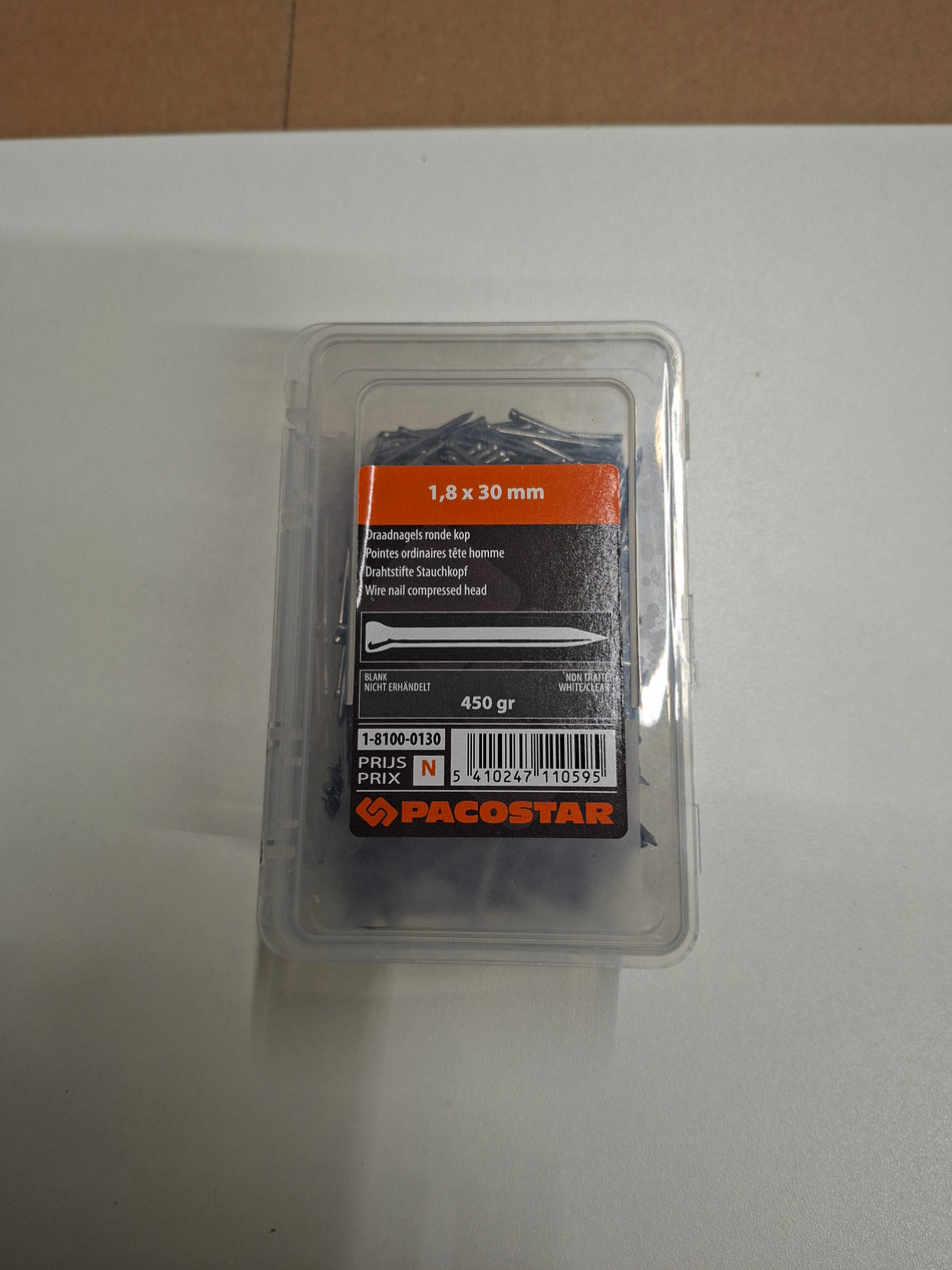 Draadnagels 18x30mm