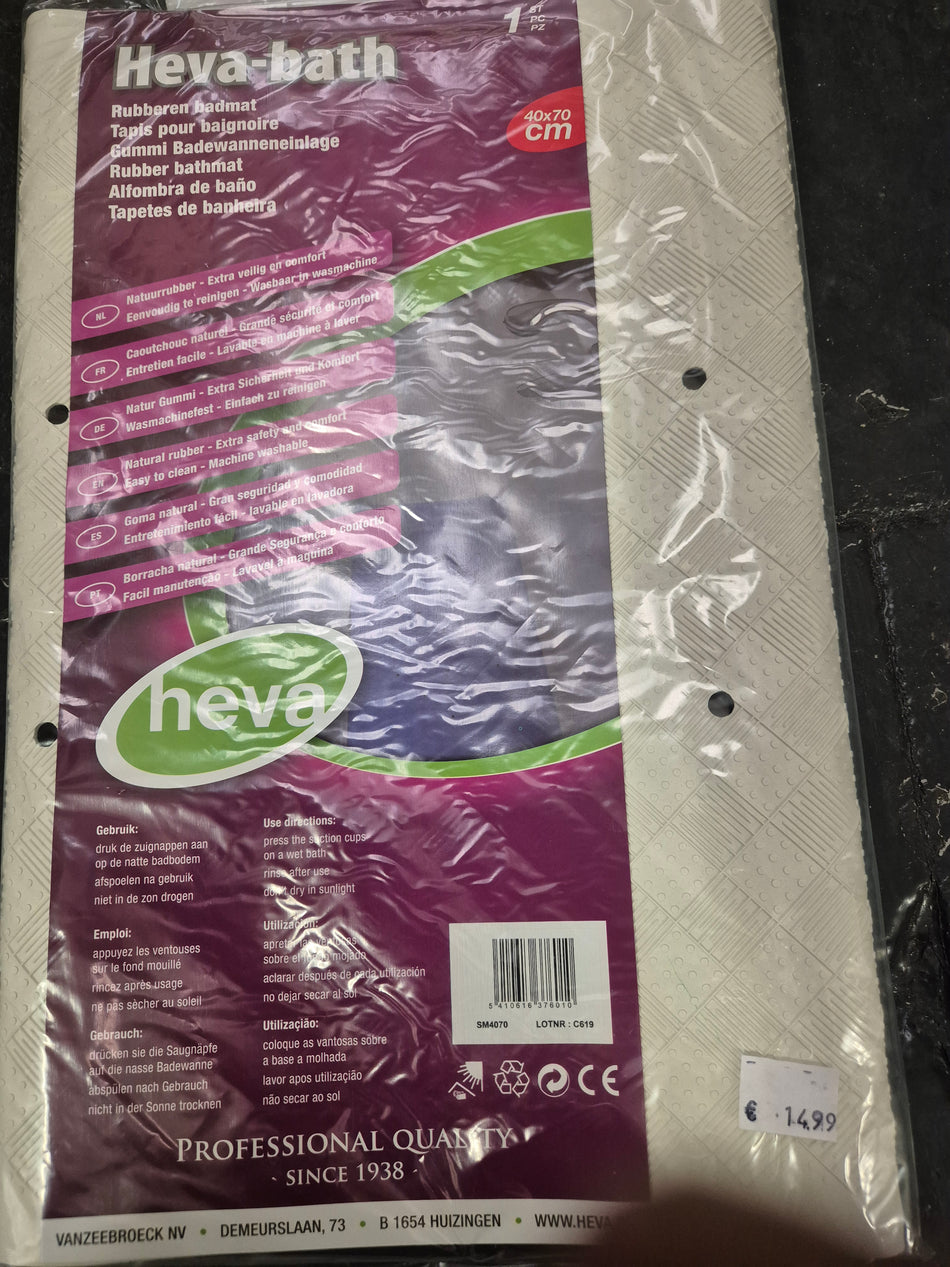 Heva antislip voor bad/douche 40x70 cm