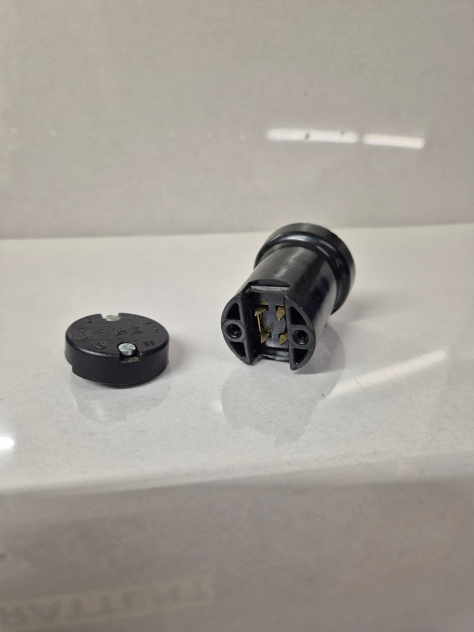 Prikfitting E27 voor platte draad