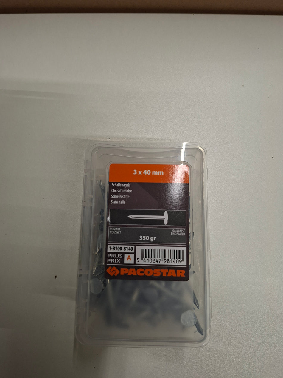 Schalienagels 3x40mm