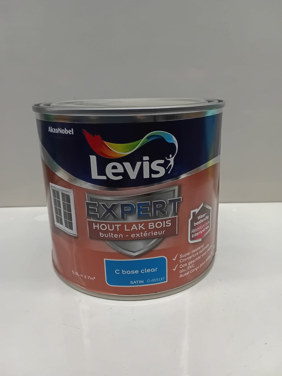 Expert Hout Lak Buiten Satin Mix 0.465l base clear C