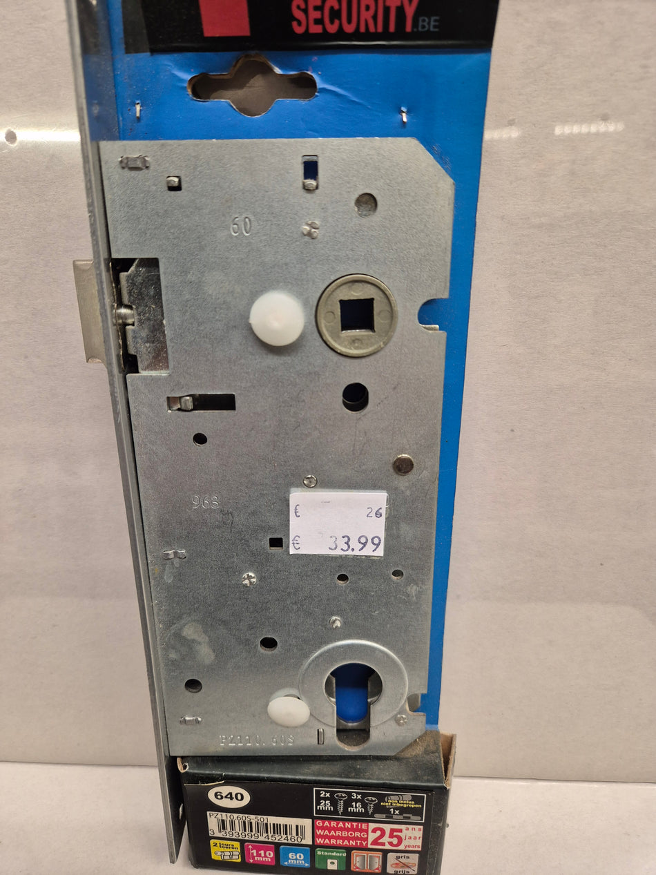Slot voor cilinder 110x60mm