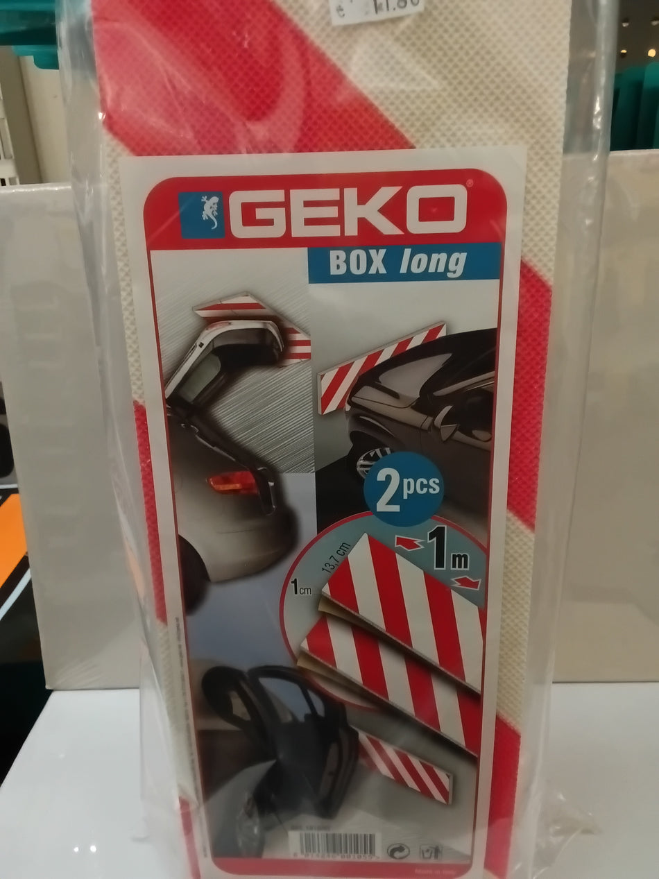 Gevarenstrip zelfklevend 1m 2 stuks