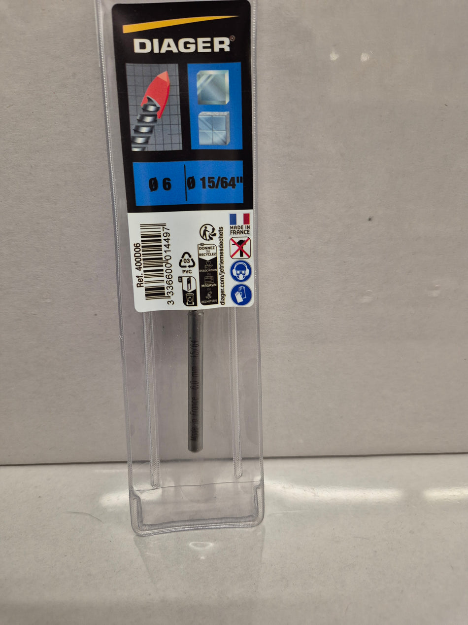 Diager Glas/Keramiekboor 6mm