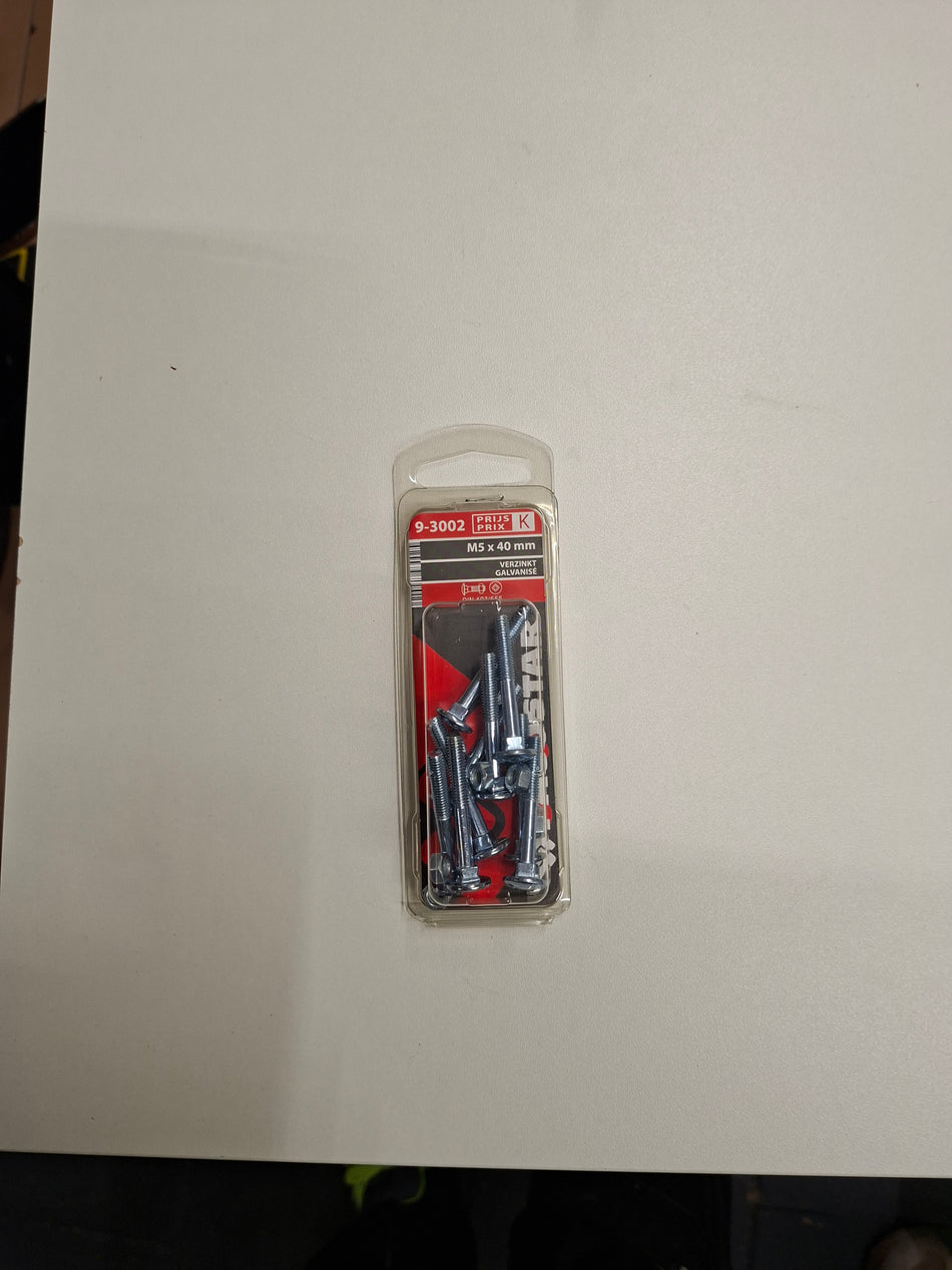Verzinkt M5x40mm