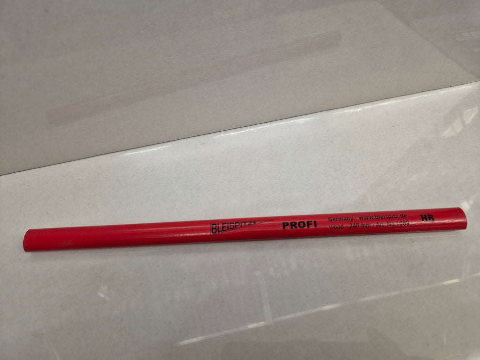 Schrijnwerker potlood rood