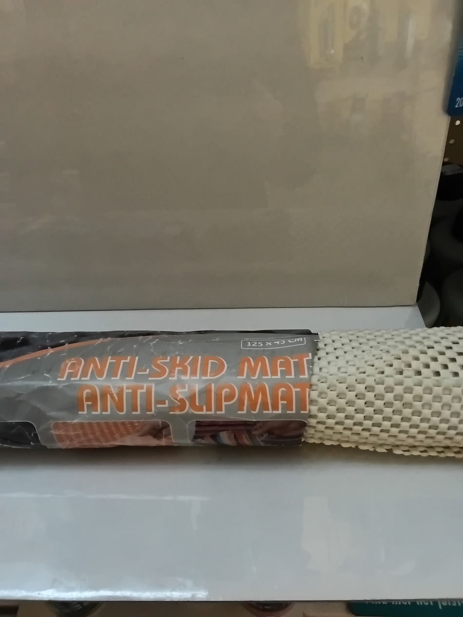 Anti-slipmat wit pvc 125x40cm