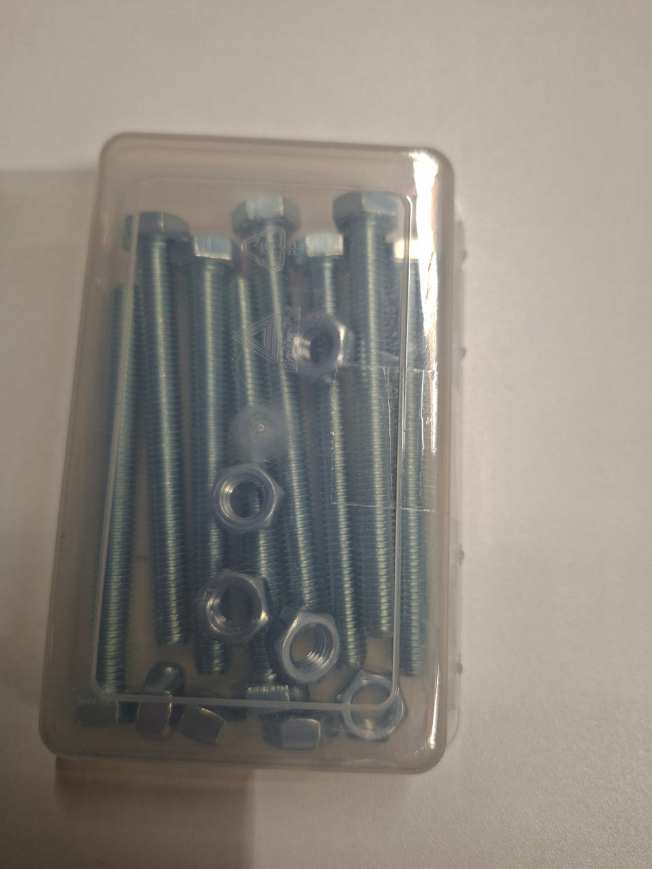 Tapbouten met moer M8x80mm