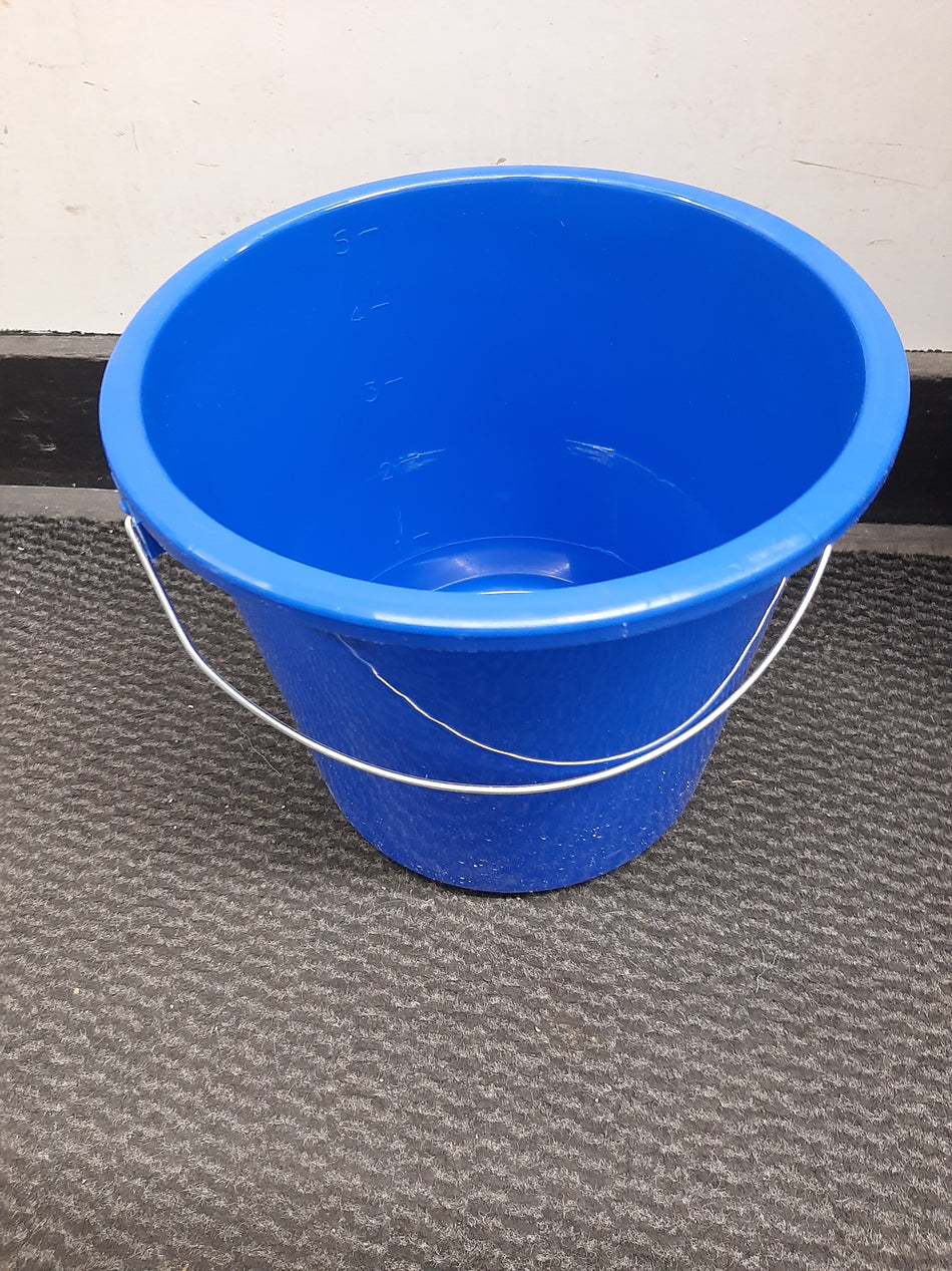 Emmer kunststof blauw 5