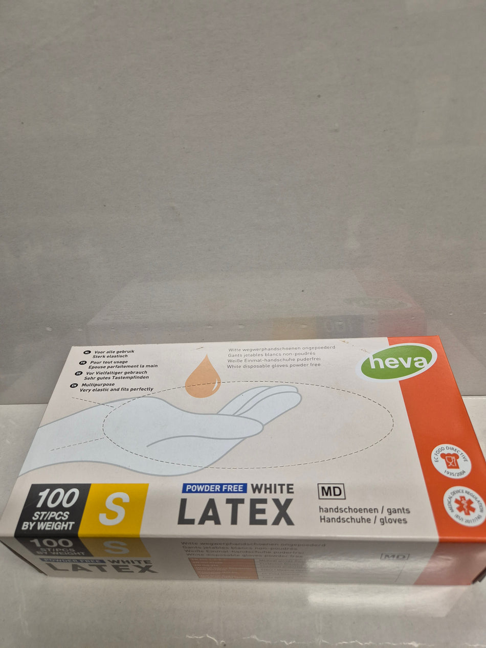 Latex handschoen 100 stuks voor alle gebruik Small