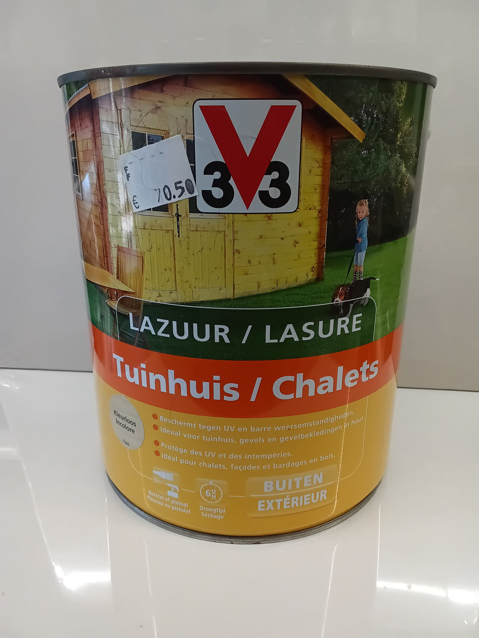 Tuinhuis beits kleurloos 2,5l