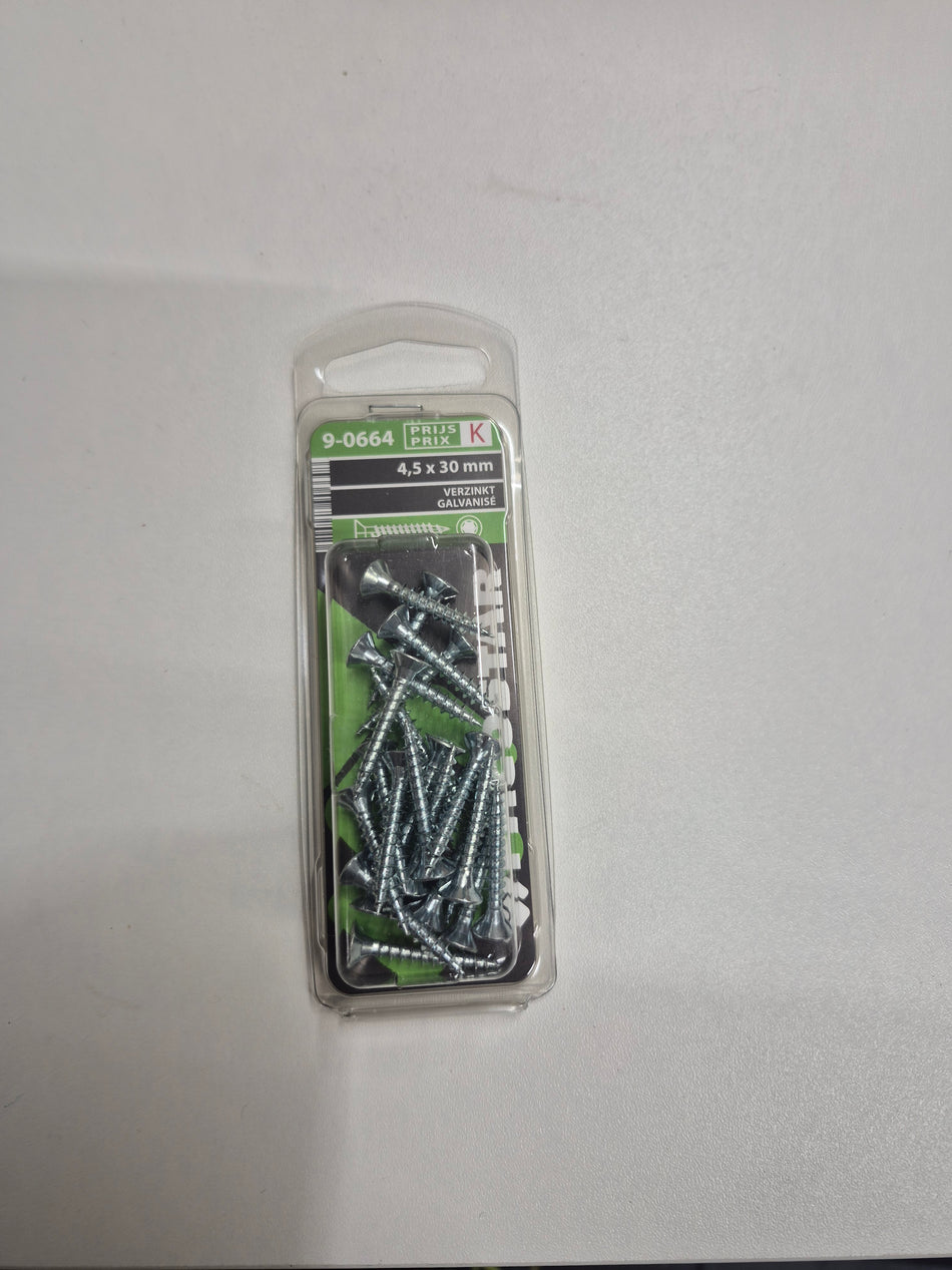 Verzinkt 4,5x30mm
