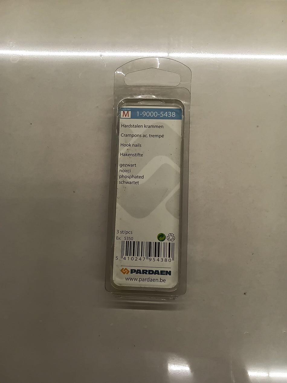 hardstalen krammen gezwart 5x80mm 3 stuks