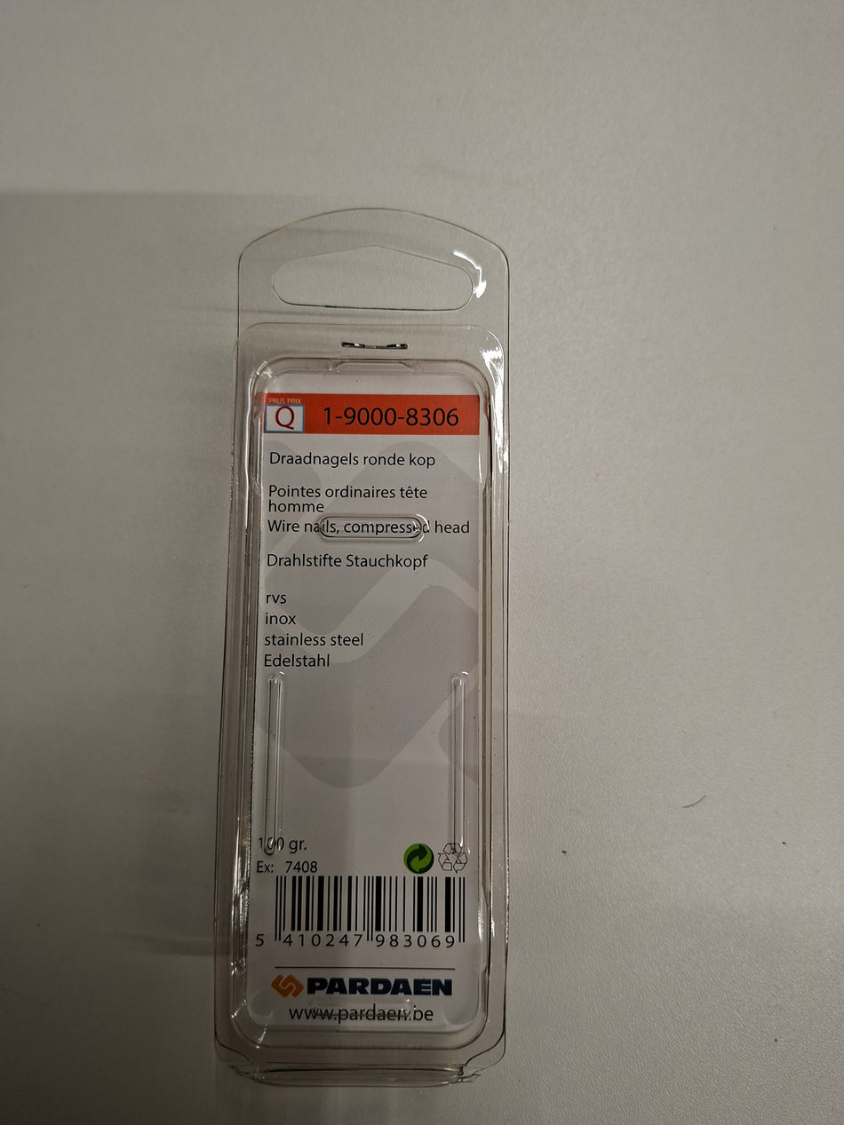 Rvs 2,1x40mm