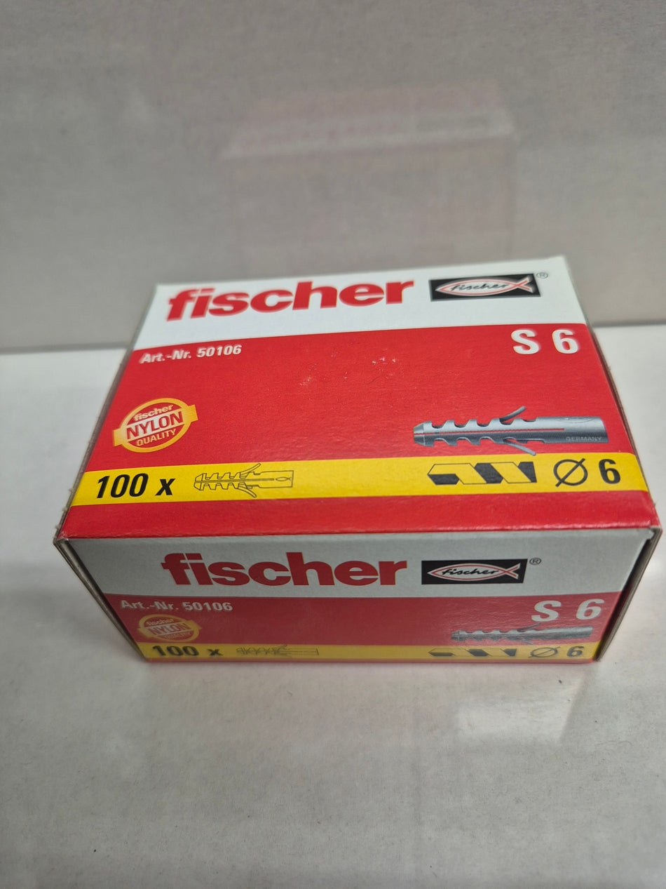 Fischer pluggen S6 100 stuks