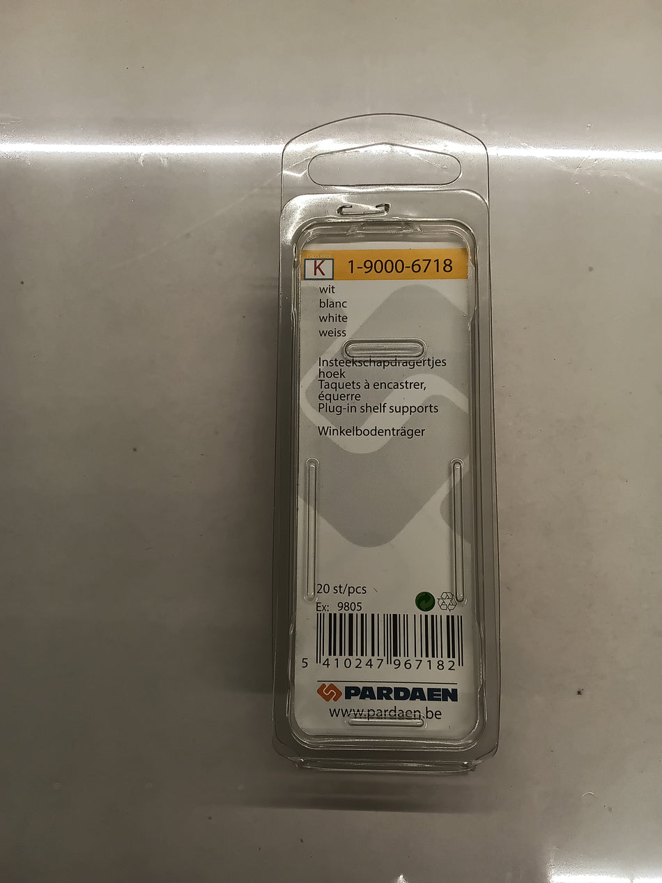 Schapdragertjes met hoek, wit - 5 mm