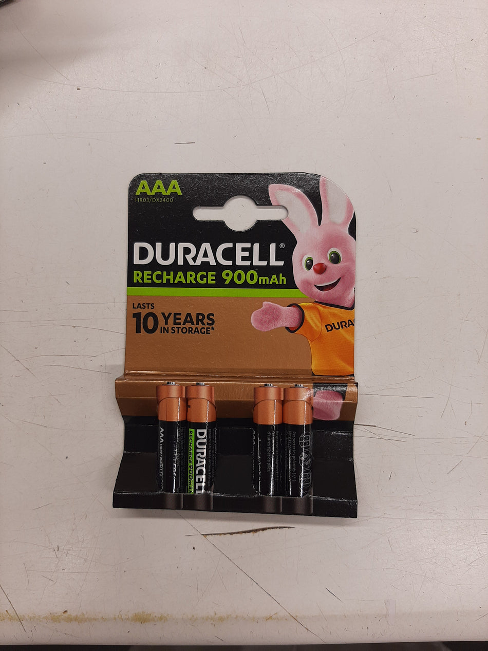 Duracell Pre-Charged HR03 LSD  Duralock AAA - 4-pack - 900mAh