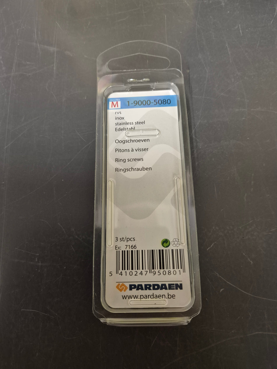 Oogschroeven 8x30 inox