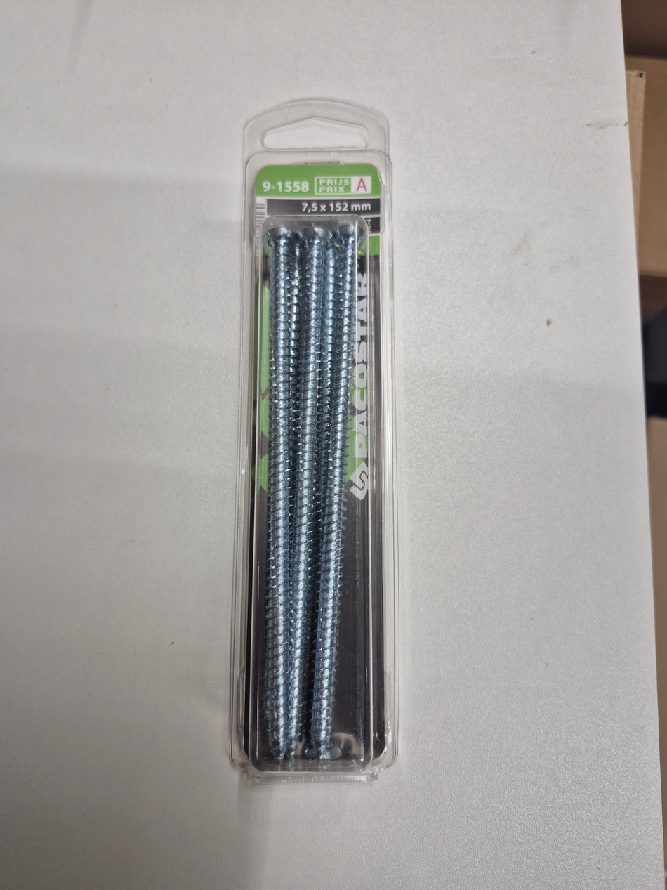 Verzinkt 7,5x152mm