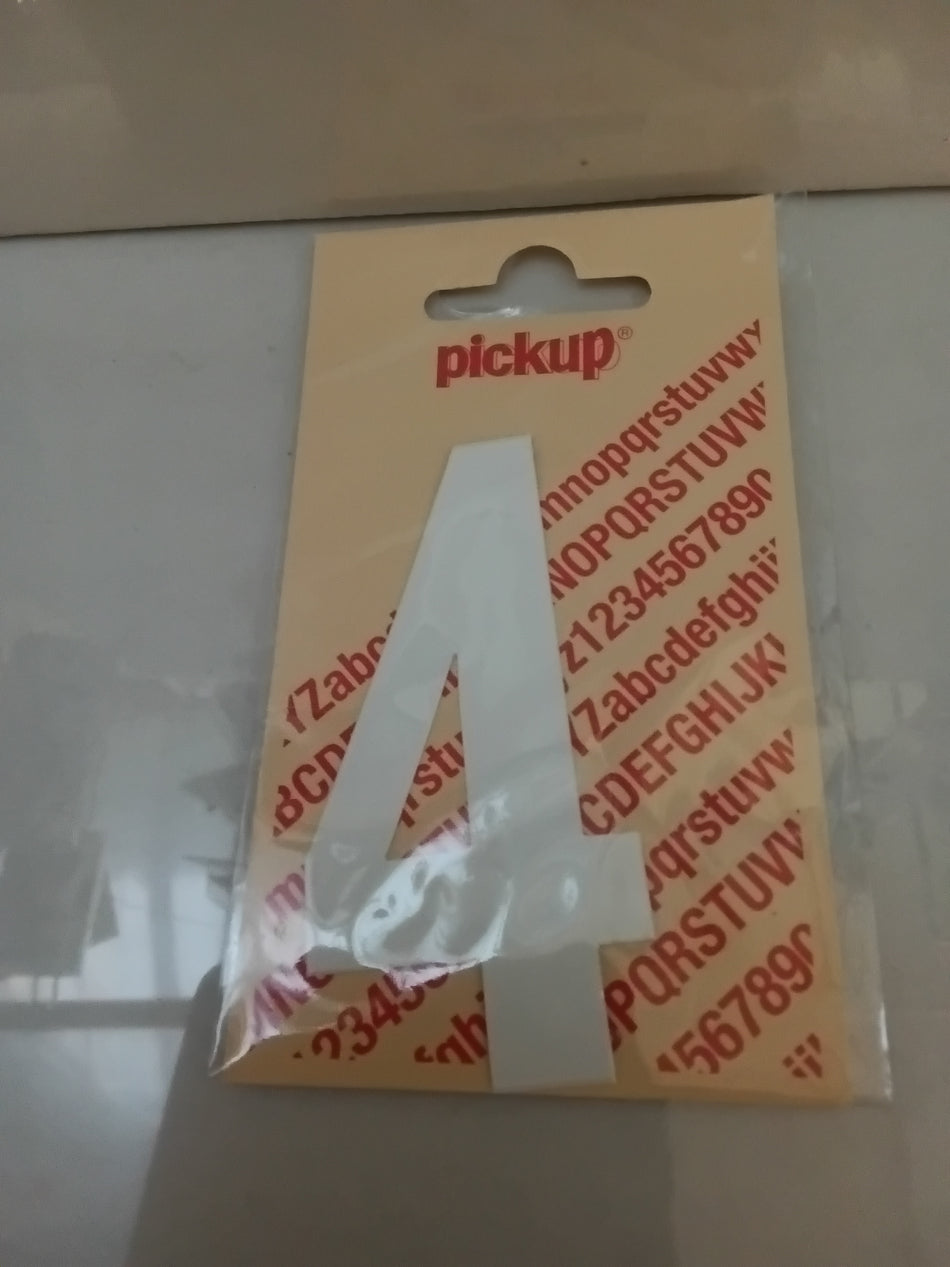 Pickup  cijfer 4 90mm
